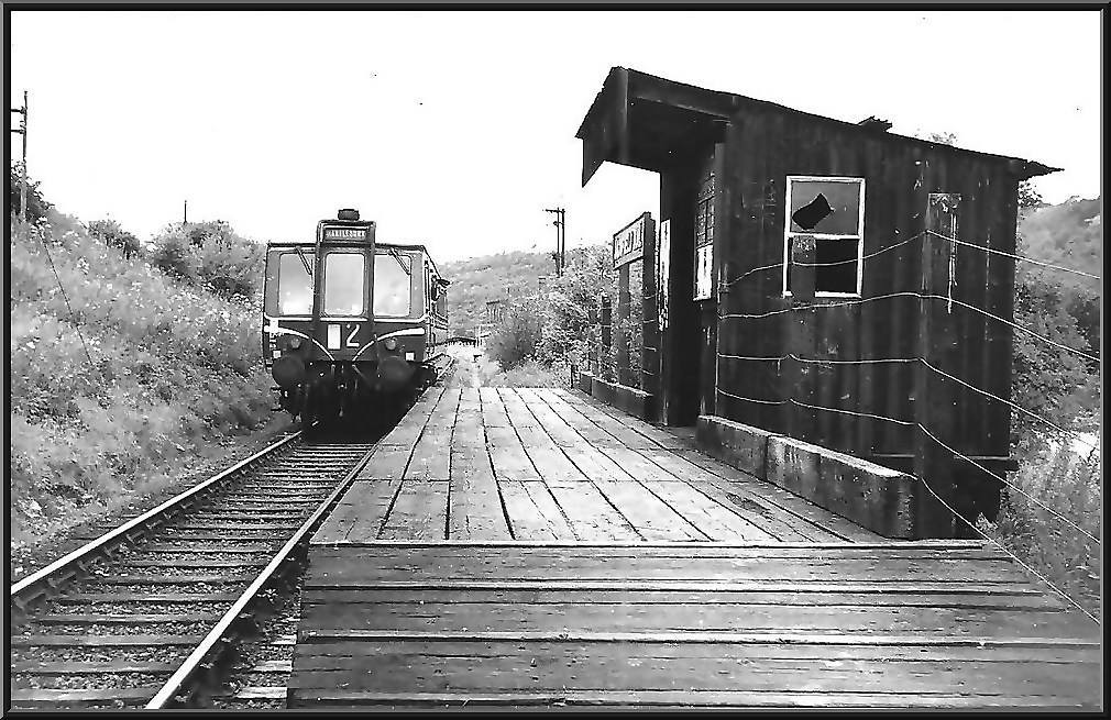 A British Railways diesel railcar approaches the relocated wooden platform at Jackfield Halt in 1963, shortly before the axe fell. The northern section of the Severn Valley Line closed to passenger traffic that September, and this image captures the last flicker of ordinary service before the timetable, and the trains, stopped running for good.