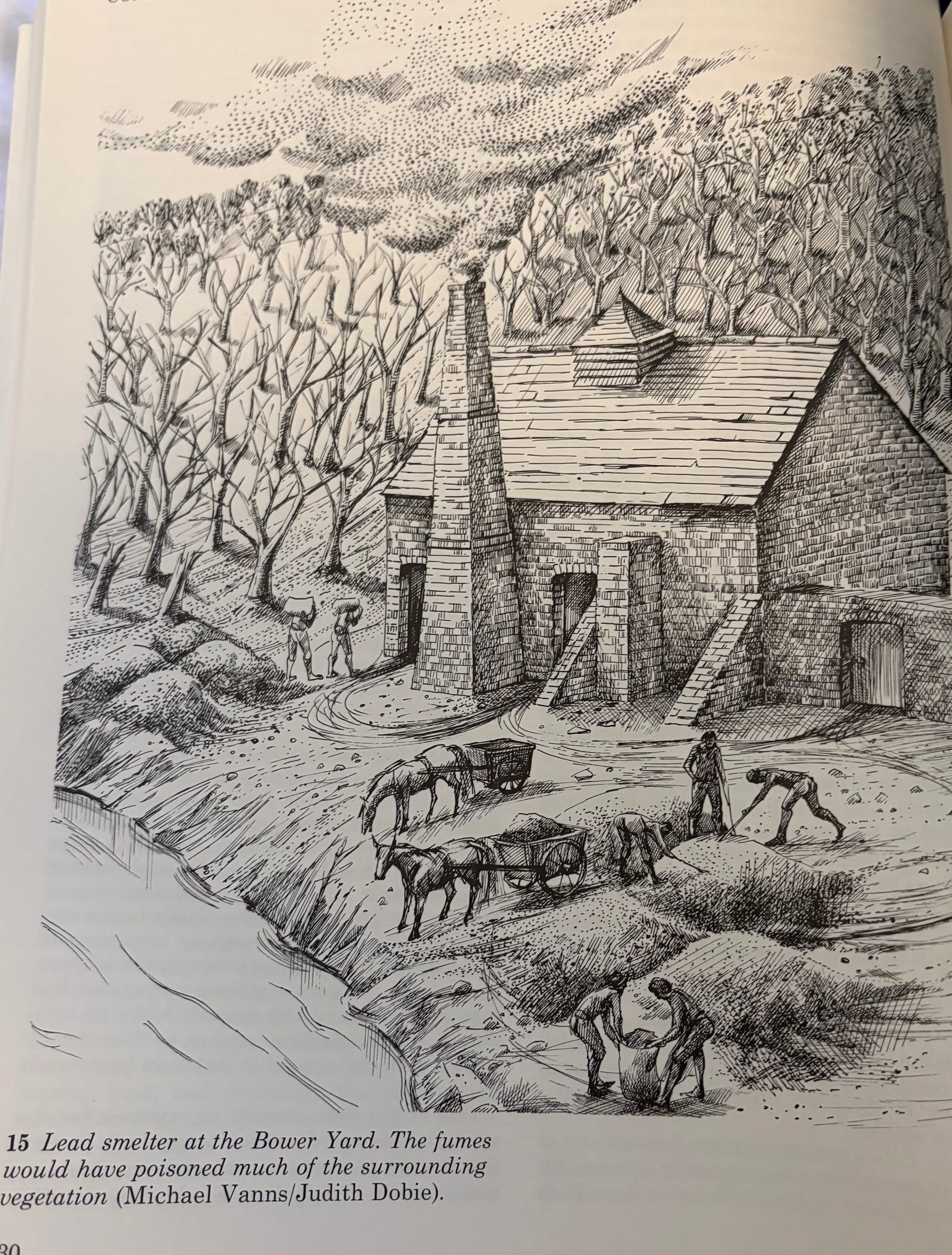 Lead Smelter at Bower Yard — Michael Vanns/Judith Dobie (from