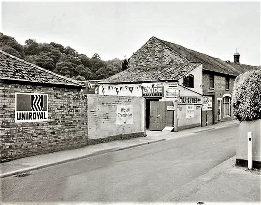 Motor and tyre trade premises on Waterloo Street