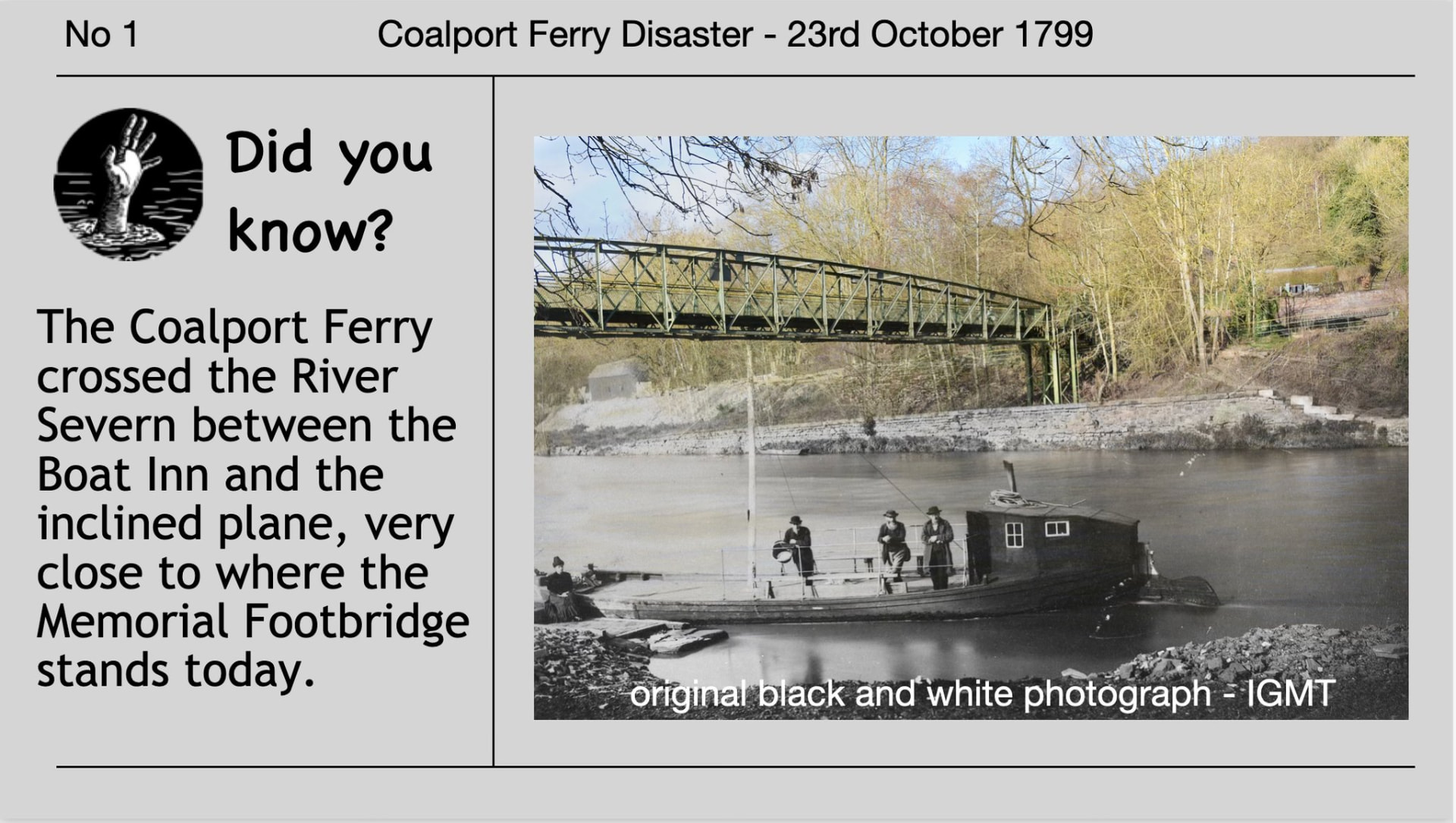 The 1799 Coalport ferry disaster