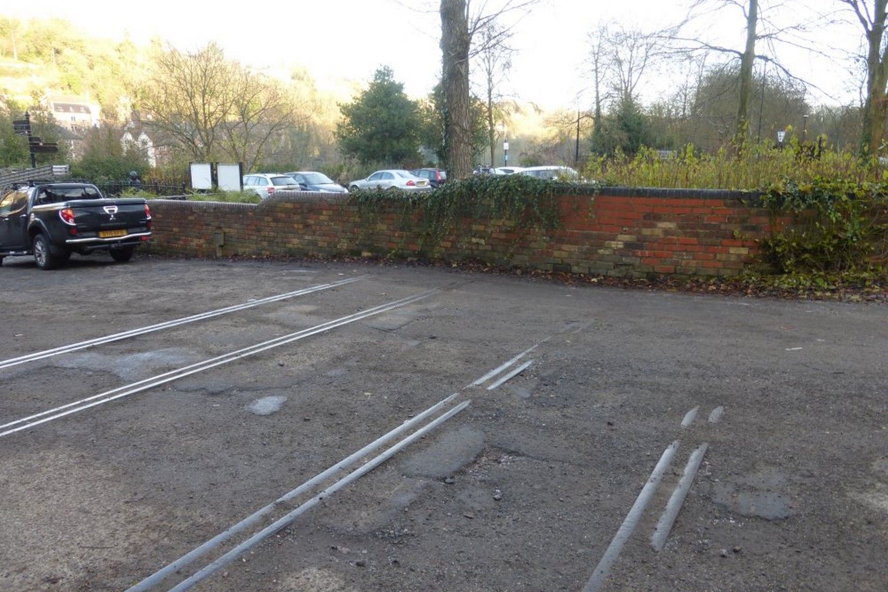 The old trackbed today