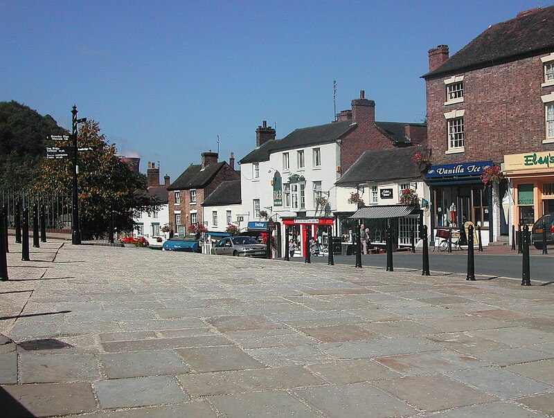 The paved Square at the head of the hill