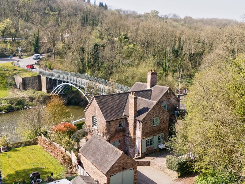 Coalport bridge and toll houses.