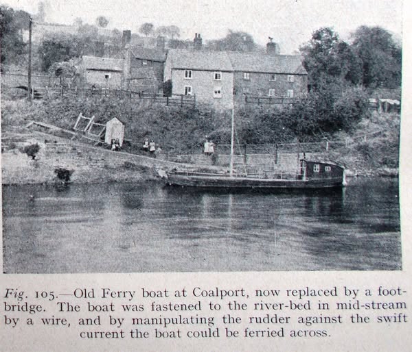 The old Coalport ferry boat