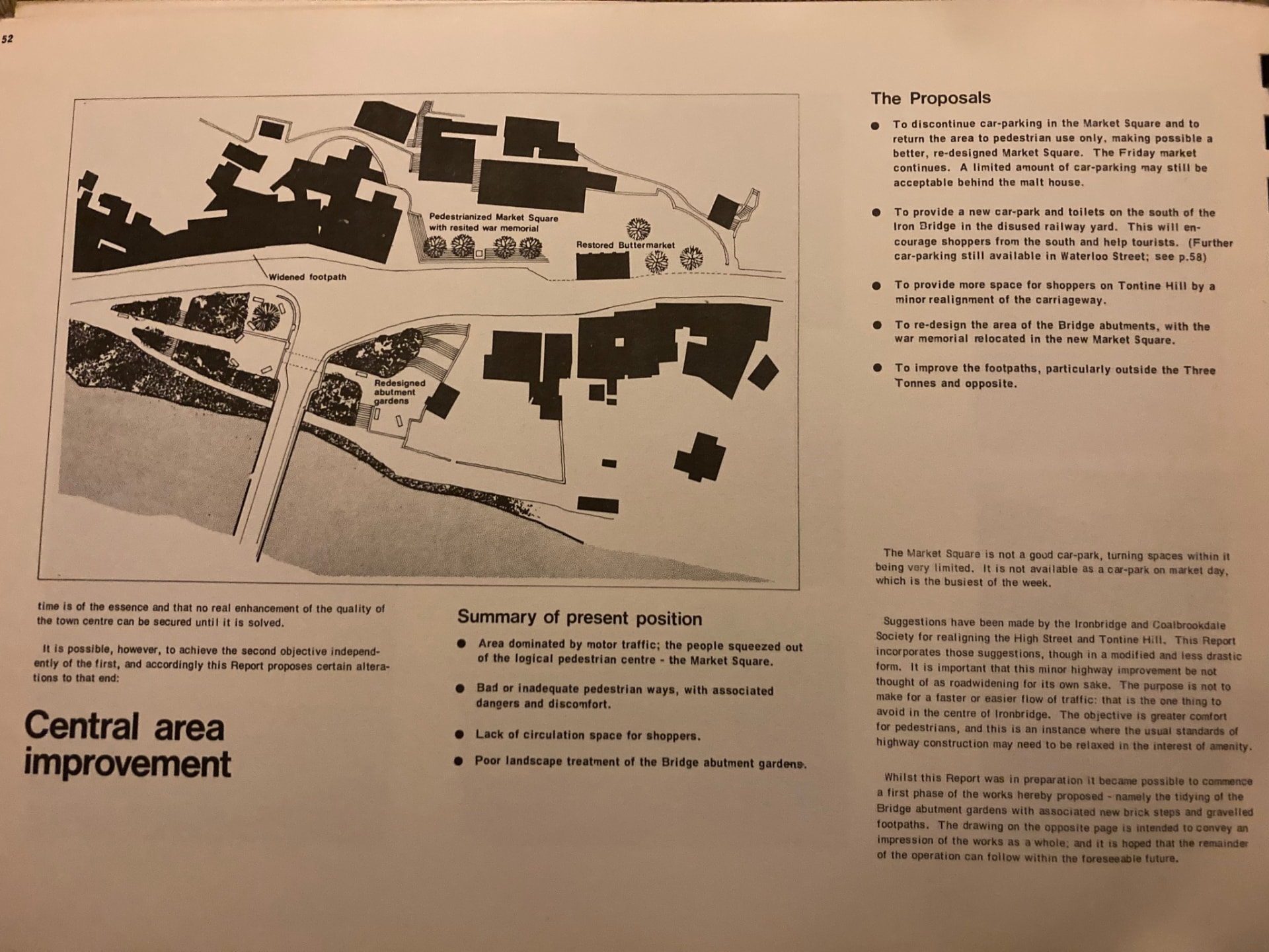 Central area improvement — a page from the Ironbridge '75 report